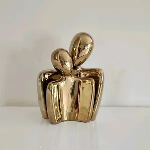 The Gold  Love Statue Sculpture