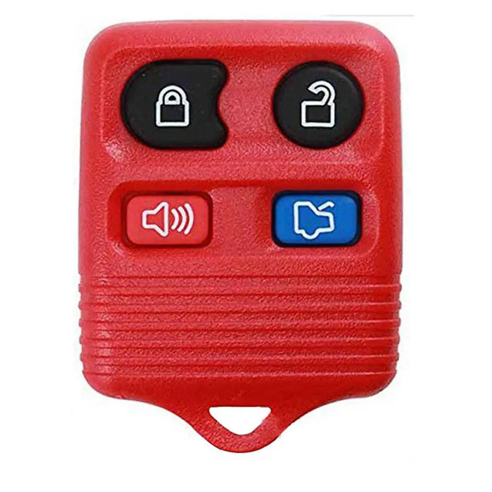 315MHz Freq Pre-Tested Keyless Entry Unit for 2001 Mercury Cougar - 4 Buttons, FCC# CWTWB1U331/CWTWB1U345, Red, Lock/Unlock Function, Automotive Interior Accessory, Four Buttons