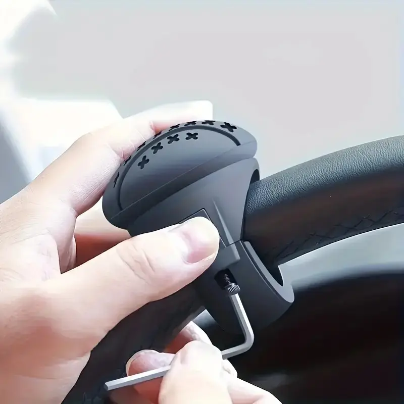 Essential Steering Wheel Helper for Experienced Drivers, Bearing Assist Ball for Easier Driving, Single Hand Control, No Wrist Pain, Steering Aid, Effortless Steering, Smooth Operation, Robust Durability, Car Accessories