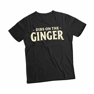 Funny Graphic Tee,Dibs On The Ginger T-Shirt, St Patty Shirt, Funny Ginger Shirt Distressed Beer Irish Ginger TShirt Redhead Gift for St Patrick's Day 2025