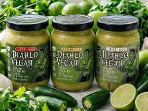 Diablo Vegan- 3 Pack Bundle - Creamy Cilantro Sauce, All Natural, Keto Friendly, Gluten Free, Vegan ,12.5 oz Jars - 4 bundle options