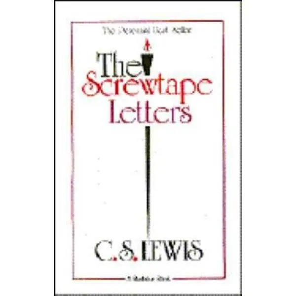 Used Classic Masterpiece Fiction Book - The Screwtape Letters by C.S. Lewis, Softcover, English, Engaging Account of Temptation, Fiction Books, Books