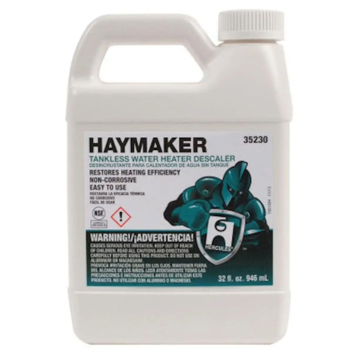 212 MAIN Haymaker 4768453 32 oz Tankless Water Heater Descaler - Heating System Maintenance Solution for Boating, Water Sports, Compatible with Most Metals, CPVC & Most Materials
