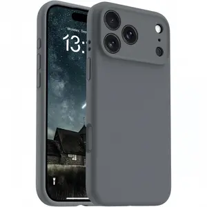 Darlingcase Solid Color Liquid Silicone Case for iPhone 17 Pro - Full-Cover, Precise Hole, Integrated Button, Shockproof Protective Shell for Smartphone, Cellphone, Handheld Devices & Mobile Accessories