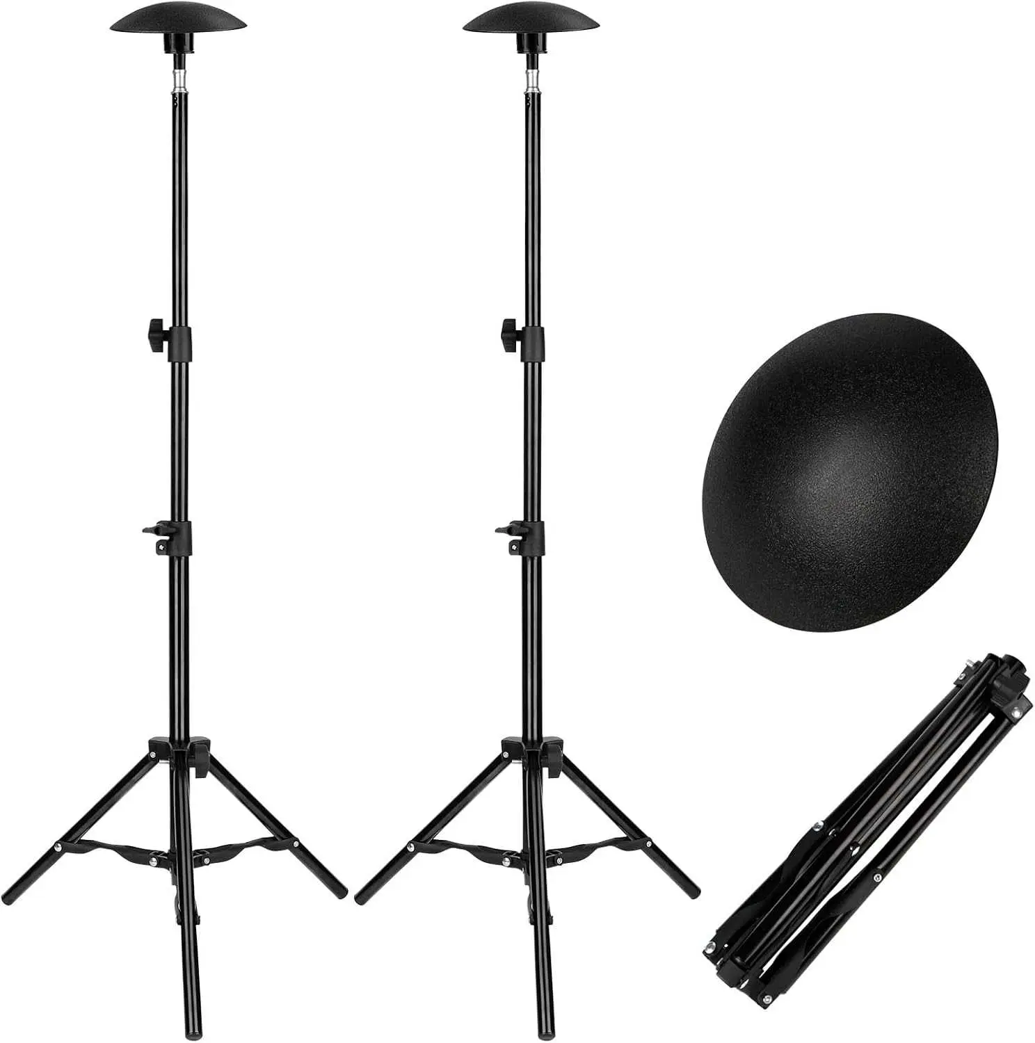 i Cover Boat Cover Support Pole - Adjustable Iron Alloy Supporting Poles, Telescoping Tarp Accessories System with Tripod Base for Jon Ponto DL260808E05