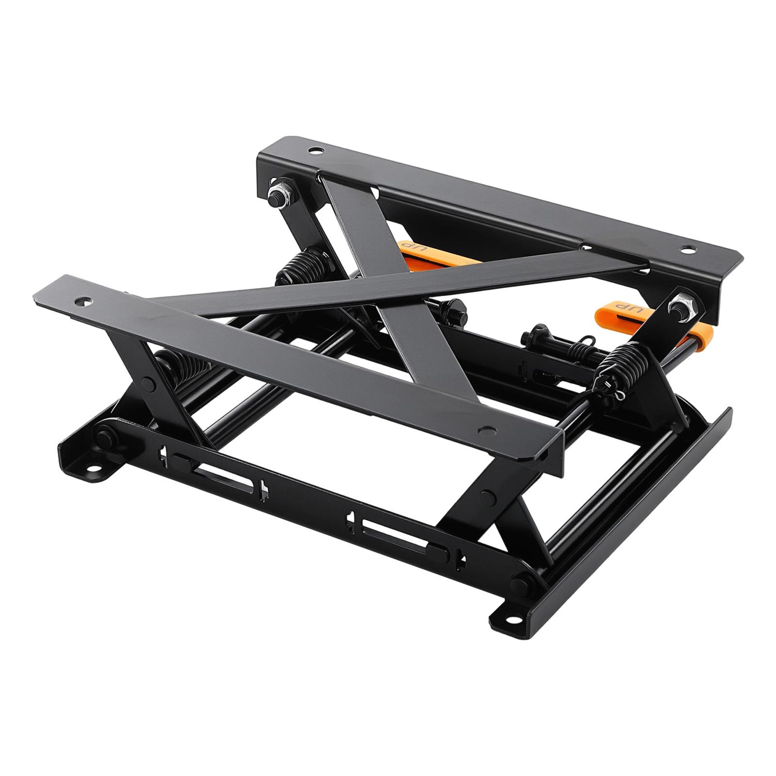 Adjustable Car Seat Lifter (2.76-5.12 inches), Heavy Duty Steel Seat Riser with Front/Rear Independent Adjustment, Ergonomic Design for Enhanced Visibility & Comfort, Easy Installation for RV Truck Sedan Commercial Vehicle