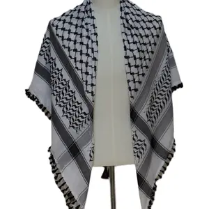Ahla Shabab Black Tassel Original Palestinian Hatta/Kuffiyeh
