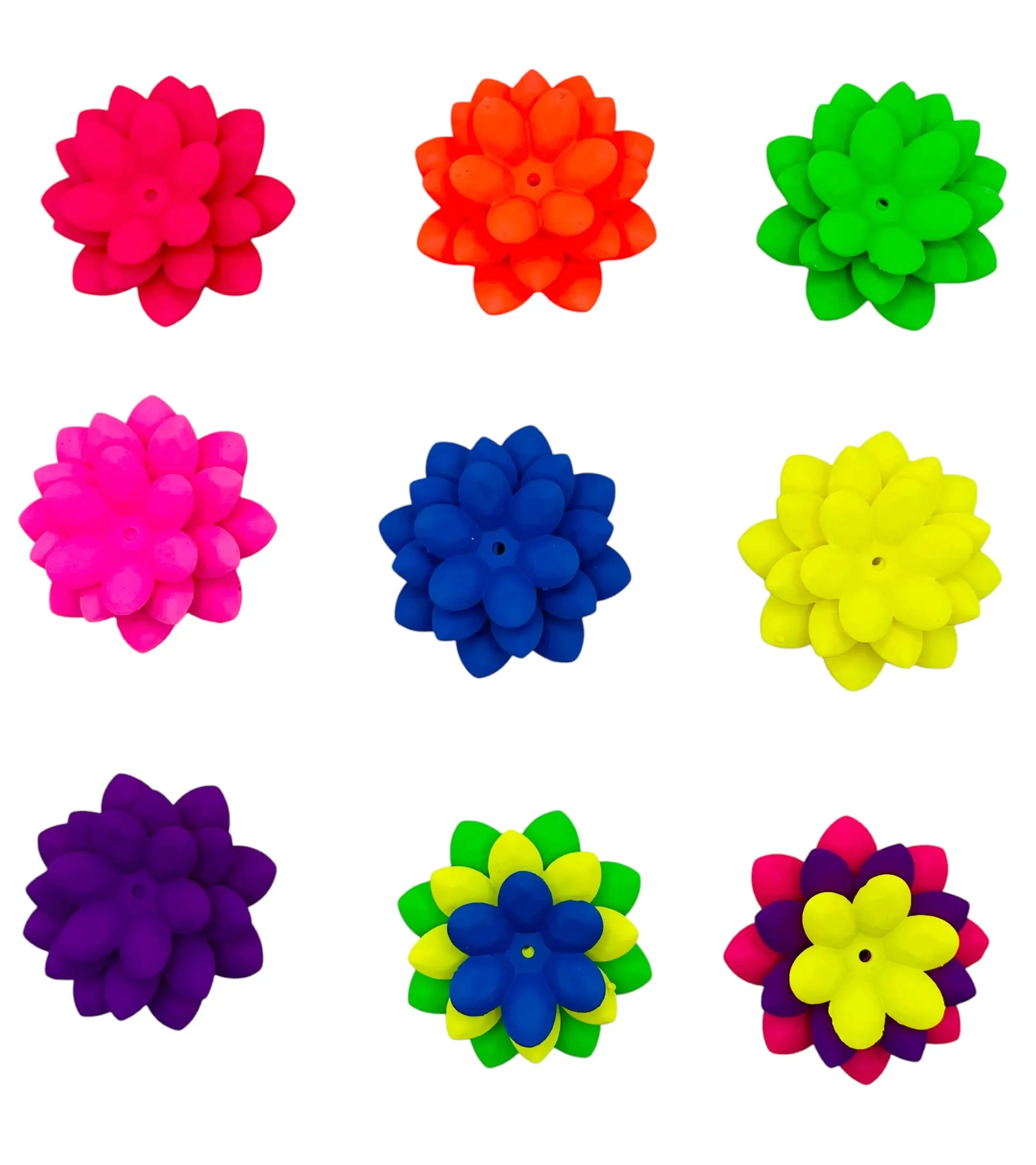 Matte Rainbow Bead Assortment - Bright Neon Colors for DIY Crafts, Pens, Keychains