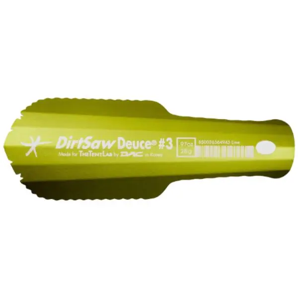 TheTentLab 381530 Dirtsaw Deuce No.2 Lightweight Single Trowel, Lime, for Smooth Surfaces & Tile Finishing
