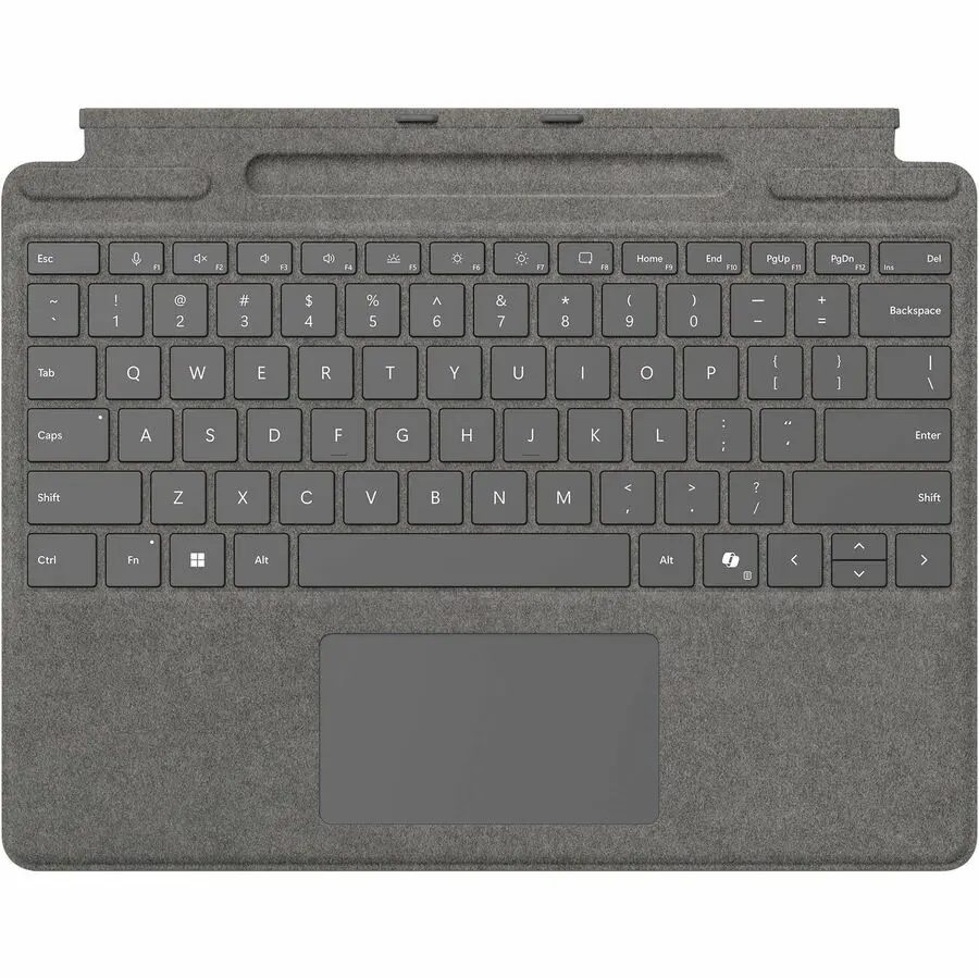 Microsoft Surface Pro 13" Tablet Keyboard with Pen Slot, Platinum Finish, Model 8XB-00186