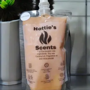 Hottie's Coconut Squeezable Wax Melts - 7 oz Squeezable Wax with Strong Fragrance Made from Coconut Wax & Coconut Oil, Non-Toxic & Renewable - Decoration, Candle, Perfume, Aroma, Decor, Ornaments, Freshener, Scented, Scent