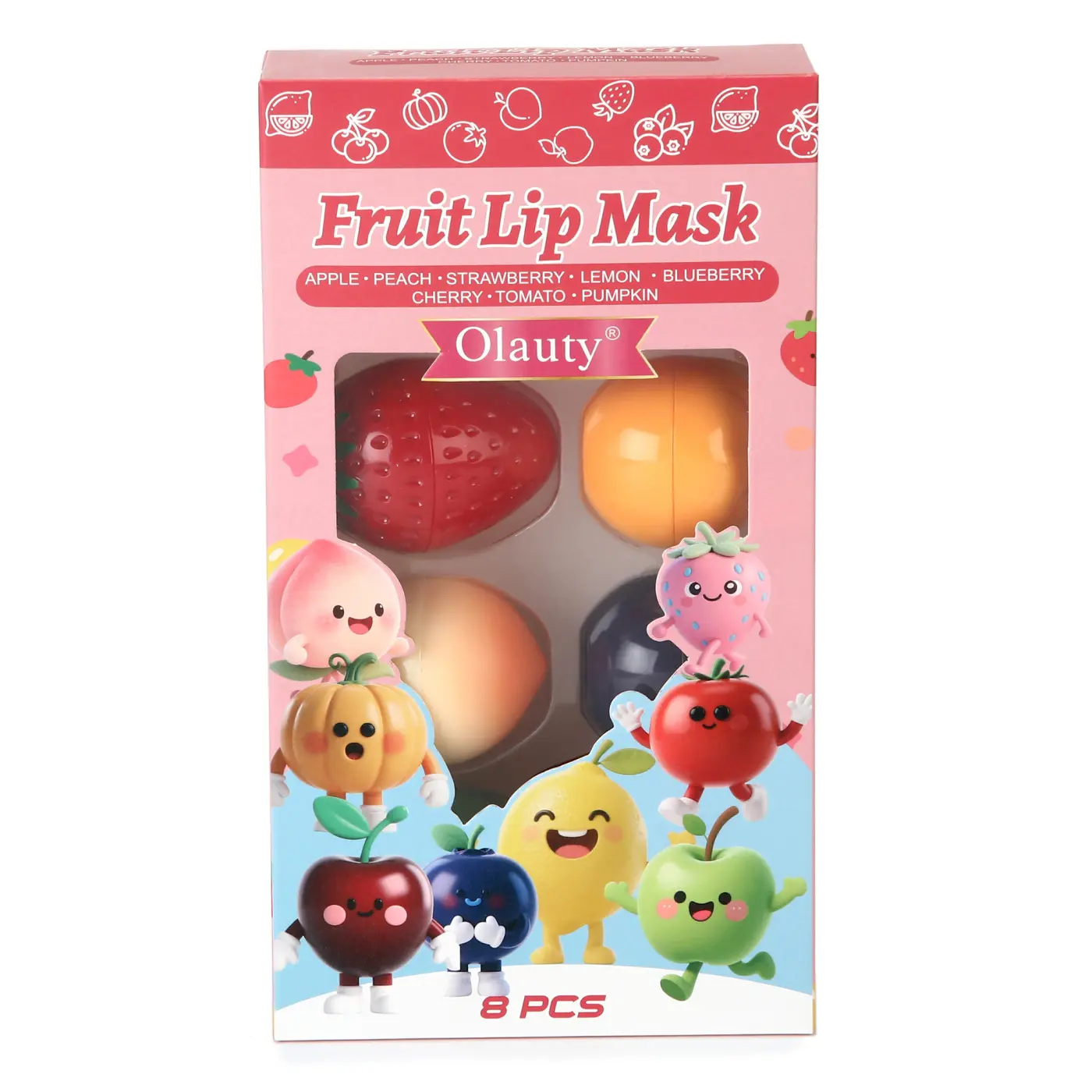 Fruit-shaped Lip Mask - Honeycomb Design, Moisturizing, Nourishing, Moisture-Boosting Treatment for Dry Lips, Ideal for Daily Use