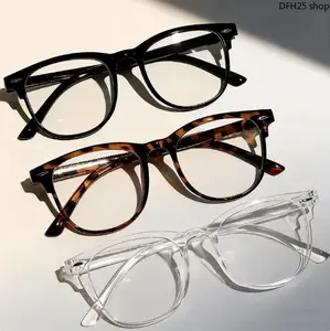 3-Piece Women Retro Eyewear Set, Vintage Tortoiseshell Small Oval Full Frame, Lightweight Blue Light Blocking Glasses And Sunglasses, Suitable For Beach Outdoor Daily Casual Wear, Fashion Decorative Eyewear Accessories