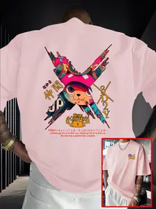 Jojo Bizarre Adventure Joestar Cosplay Costume, Loose Fit Anime Tee Shirt, Casual Daily Wear, Perfect Gift for Fans