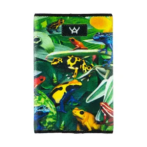 Yay Novelty 1081 The Perfect Slim Wallet for Front Pocket Use - Dart Frogs