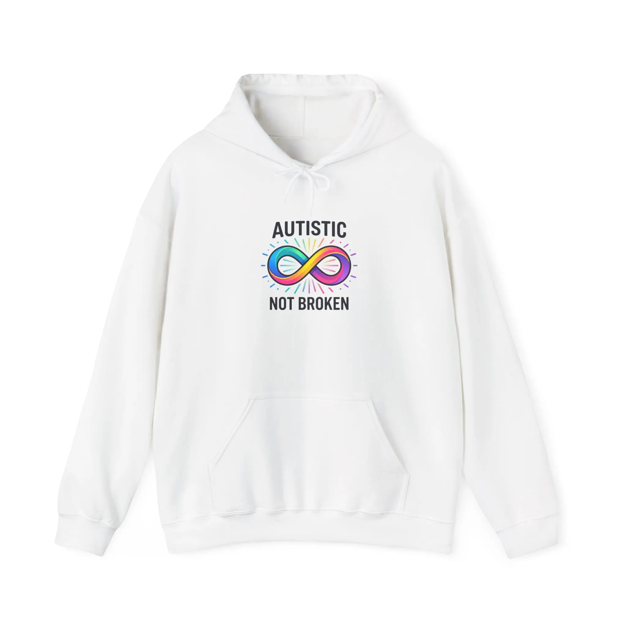 Autistic Not Broken hoodie | Neurodiversity, Autistic Pride, Sensory-Friendly