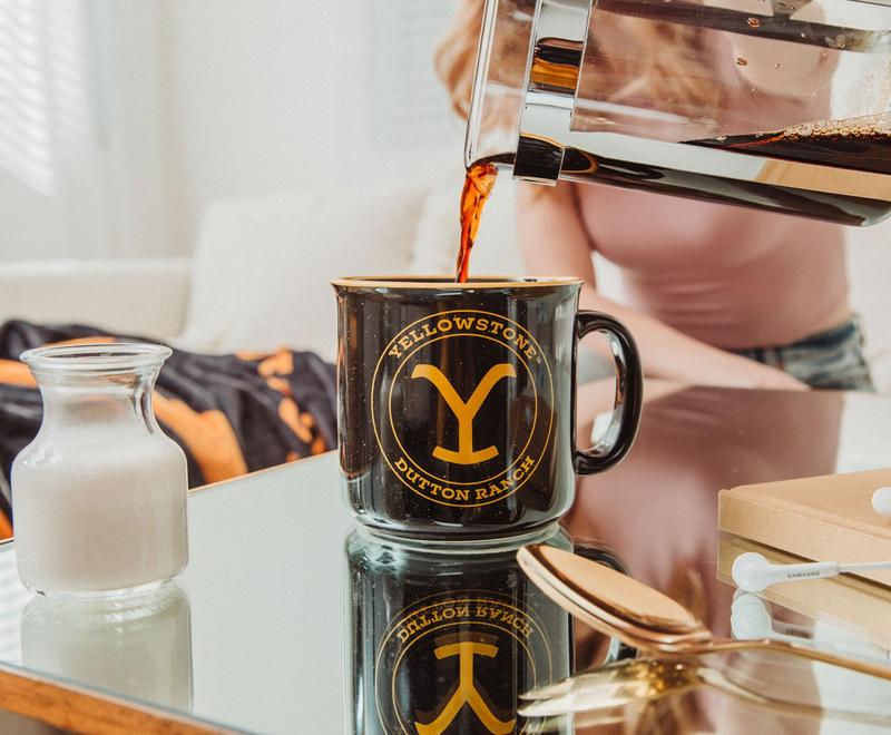 Yellowstone Dutton Ranch Ceramic Camper Mug | Holds 20 Ounces