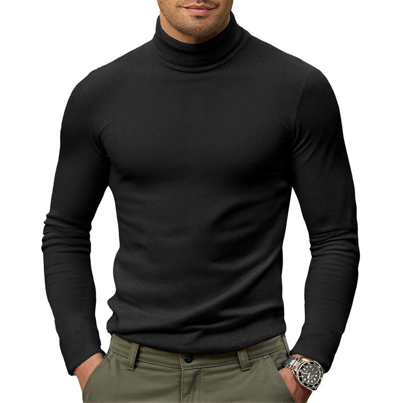 JMIERR Men's Casual Long Sleeve Turtleneck Shirts Lightweight Mock Pullover Sweaters Knitted T Shirt Slim Fit Tee Tops JMIERR Men's Casual Long Sleeve Turtleneck Shirts Lightweight Mock Pullover Sweaters Knitted T Shirt Slim Fit Tee Tops