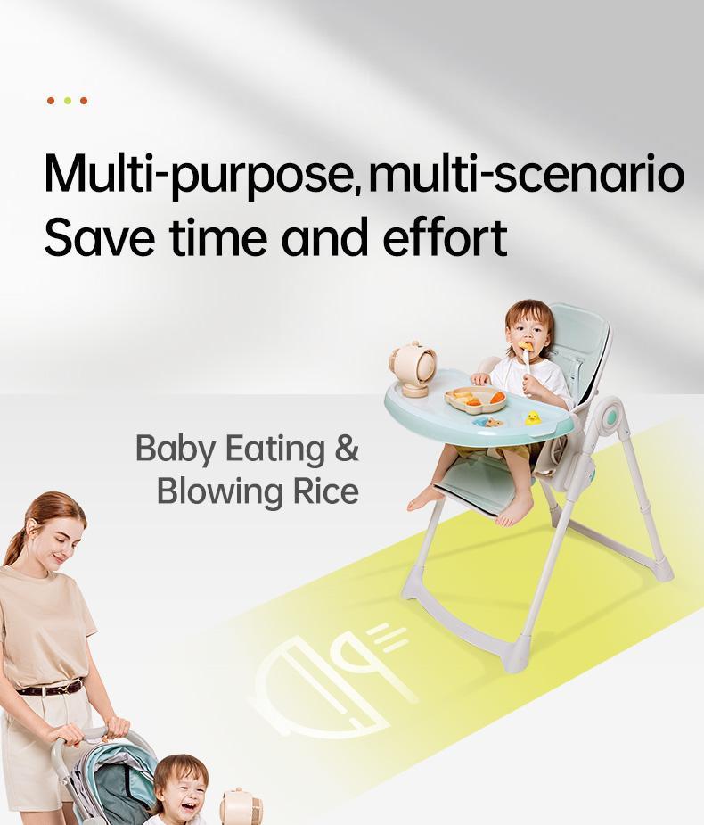 Jisulife Baby Stroller Fan Portable Large Battery Operated 100 Speeds Air Purify & Air Turbo Tech Bladeless Stroller Fan for Car Seat