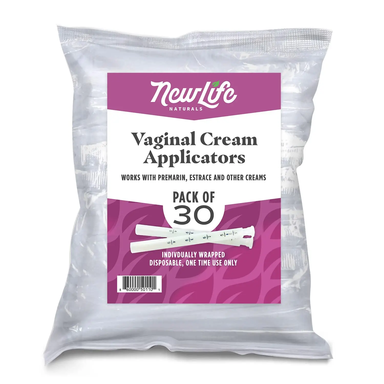 NEWLIFE Vaginal Suppository Applicators, 14-Count Disposable for Hygienic Feminine Health Support, Easy Measuring, Coconut Oil, Moisturizing & Boric Acid Moisturizing Compatibility, Cream, Youth, Contains Neither, Individual Pack