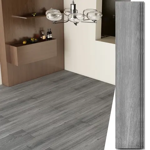 Art3d 36pcs Peel and Stick Vinyl Floor Planks (36x6 in), Easy Install Self-Adhesive Wood Grain Decorative Modern Flooring Tiles, Waterproof DIY for Bedroom, Living Room, Bath & Kitchen, 54 Sq Ft