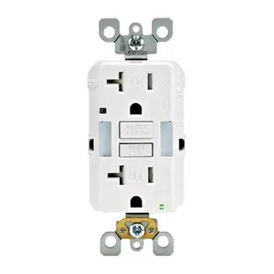 Leviton GFNL2-00W 20amp 125 V Guide Light GFCI Receptacle