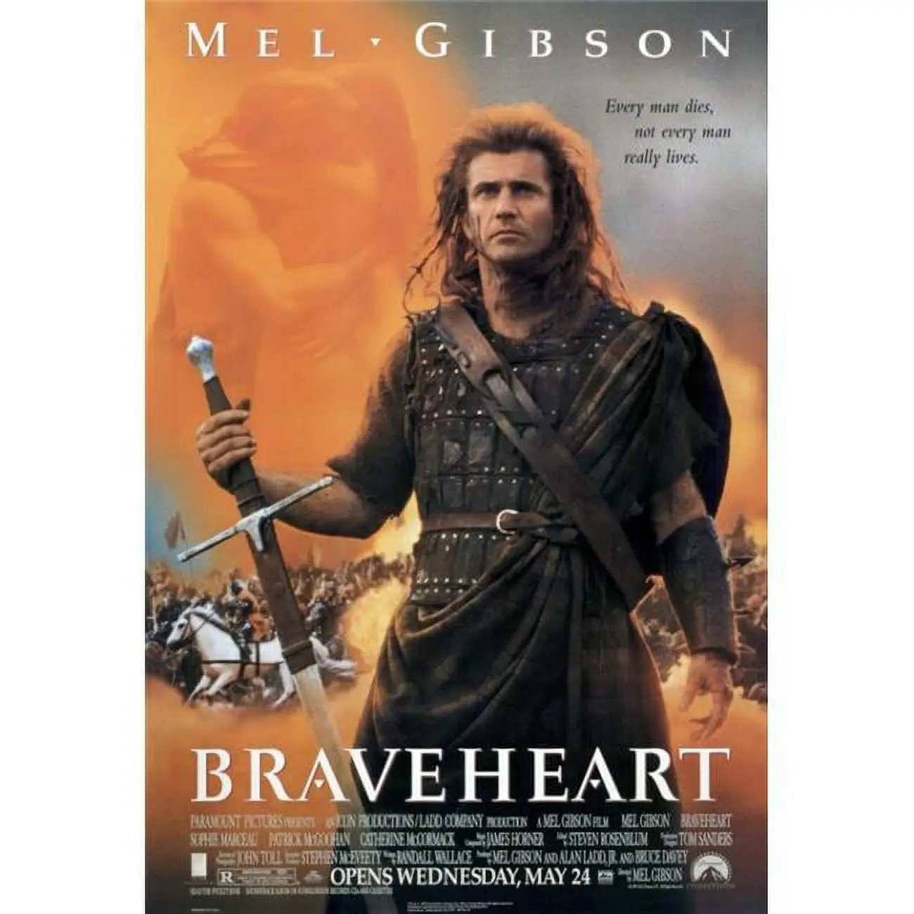 Braveheart Movie Poster Print (27 x 40)