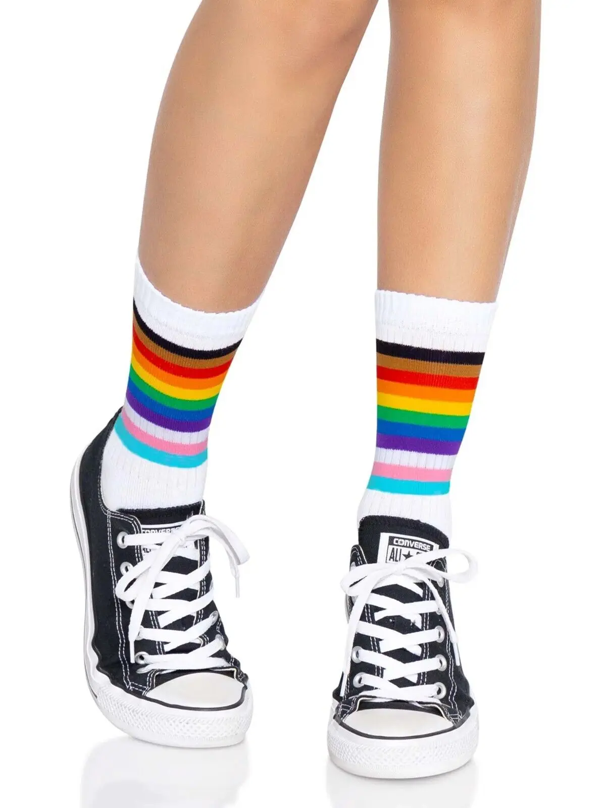 RAINBOW PRIDE CREW SOCKS