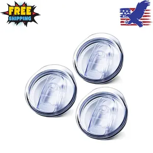3 Pack 20oz Skinny Straight Body Stainless Steel Tumbler Replacement Lid
