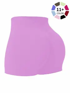 New Women's Back V Waist Yoga Shorts, Running Yoga Shorts, High Elastic Sports Fitness Pants for All Seasons, Ideal for Yoga and Outdoor Workouts