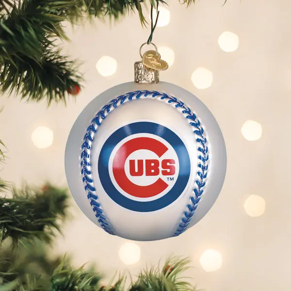 Cubs Baseball Ornament