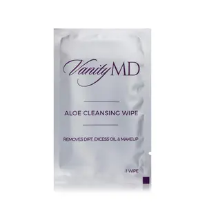 VanityMD Aloe Cleansing Wipes:  30 + 2 extra individually wrapped wipes