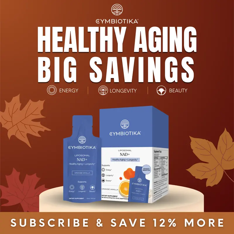 Liposomal NAD+ | 12-Packet Starter Kit | Cellular Energy, Healthy Aging & Radiant Skin | 10% Better Skin Tone & Elasticity in 12 Weeks | Clinically-Studied Lutemax | TMG & Niacin NAD+ Renewal | Heart & Brain Health | Plant-Based | Third-Party Tested