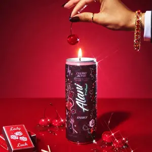Alani Cherry Bomb Candle - Energizing Scented Candle with Cherry Bomb Scent