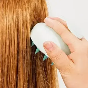 Silicone Hair Massage Brush Set, Scalp Massager, Care Tool, Durable Design, Portable, Firm Handle, Flexible Hair Care, 1pc/3pcs/5pcs