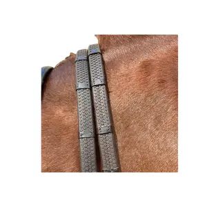 Super Grip Reins -Heavy Rubber Rein for Ultimate Grip- Hand Stops 5" (13cm) Apart