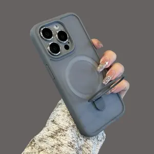 Magsafe iphone case,Ring Holder Phone Cases for iPhone 11/12/13/14/15 Pro Max Series, Durable Shockproof Protective Covers with Built-in  Rotatable Kickstand, Wireless Charging Compatible