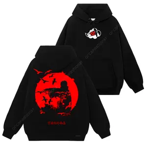 [Uchiha Fashion] Limited Uchiha Itachi Sharingan Logo - Naruto Shippuden #31 Hoodie T-Shirt Sweatshirt, Retro Vintage Unisex Graphic 90s Cotton, Gift For Wibu, Anime Manga Y2K Streetwear