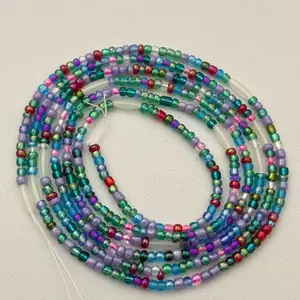 Glow in the dark Mermaid tie on waist bead