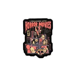 I Freaking Love Horror Movies Bag Clip - Small