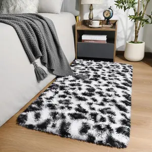 Soft Small Leopard Rugs for Bedroom, 2x4    Runner Rugs, Comfy  Print Throw Rug Faux   Print Rug for Hallway Entryway  Teen Dorm Room  Decor