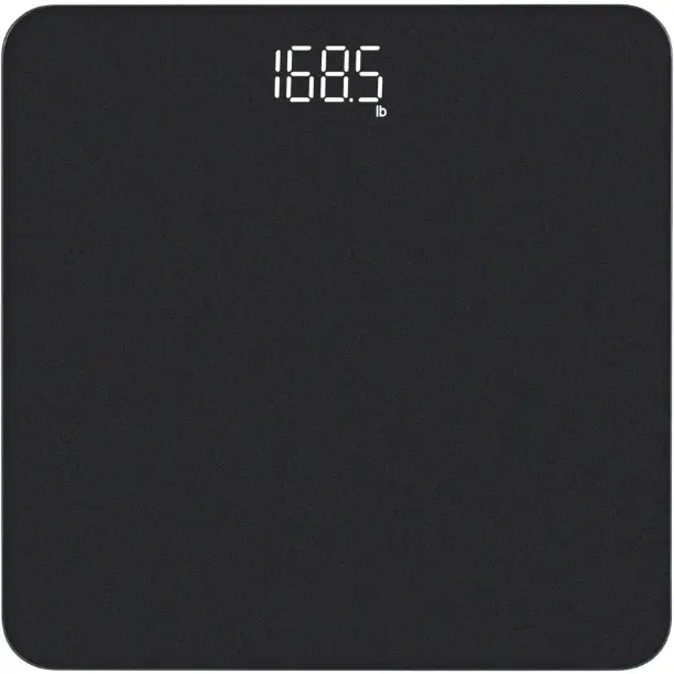 [New Deal] Digital Bathroom Scale for Body Weight, Weighing Professional Since 2001, Clear LED Display and Step-On, 3*AAA Batteries Included, 400lb/182kg, Spray Silver Black, Accurate Weigh
