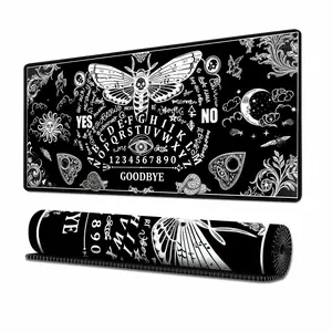 Spirit Board Design Computer Keyboard Mat, 1 Count Large Gaming Mouse Pad, Desk Extended Mouse Pad with Stitched Edges, Non-Slip Mousepad for Office Home, Office Desk Accessories, Office Supplies
