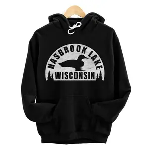 Hasbrook Lake Northern Wisconsin Loon Hoodie, Sweatshirt, T-Shirt