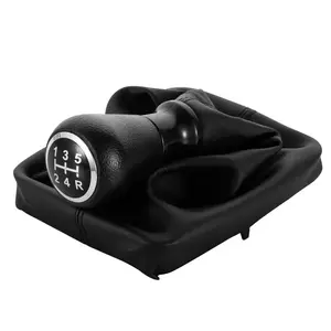 For Peugeot 206 207 307 C3 5 Speed Gear Shift Knob Shifter Lever Handball Stick Gaiter Boot Cover PU Auto Interior Accessories
