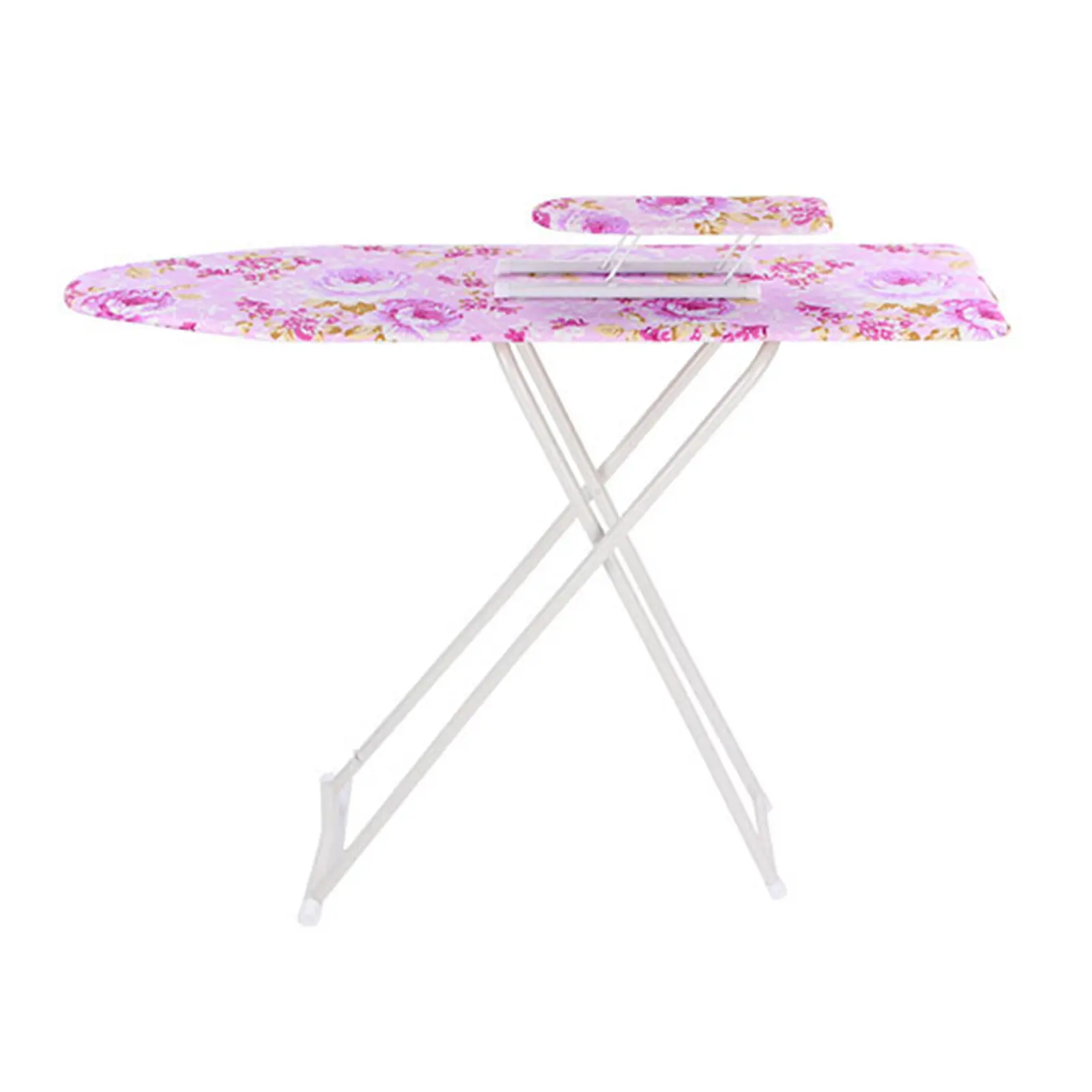 Explorinox Height Adjustable Ironing Board, Extra-Wide Folding Ironing Board with Non-Slip Legs, Smooth Surface Design