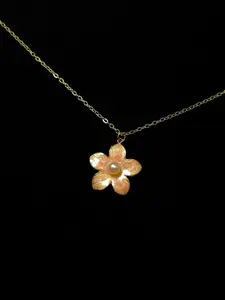 Vintage Pearl Cherry Blossom Necklace