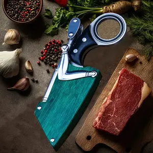 Kitchen knife with wooden sheath, gift for men