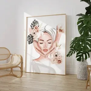 Spa Salon Decor, Medical Spa Art, Massage Room Decor, Esthetician Decor, Facial Massage, Beauty Salon Decor, Massage Therapist