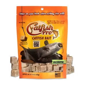 Catfish Pro Grasshopper Catfish Bait - Versatile Bait for Catfish Hunting, Ideal for Freshwater Fishing